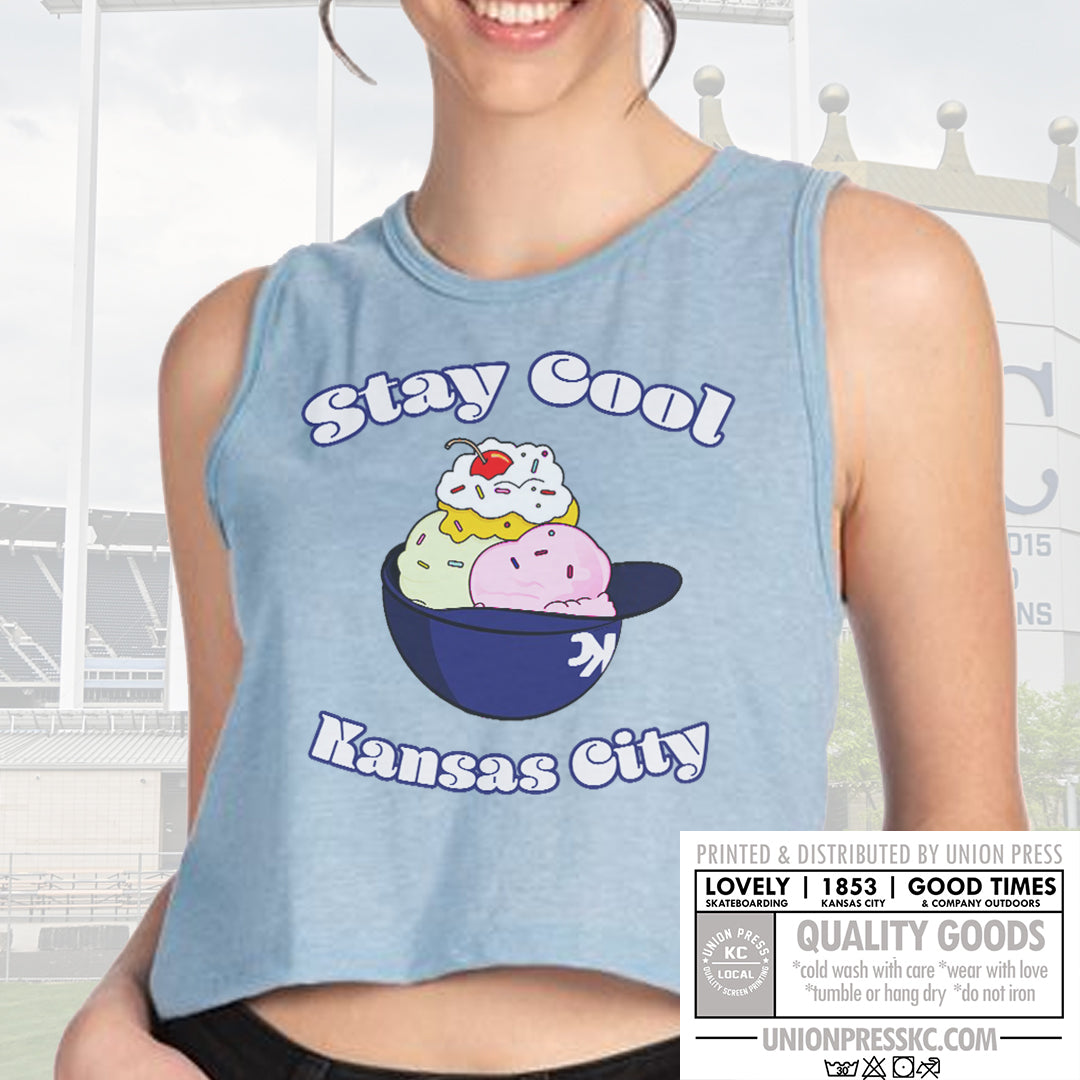 Stay Cool KC crop tank