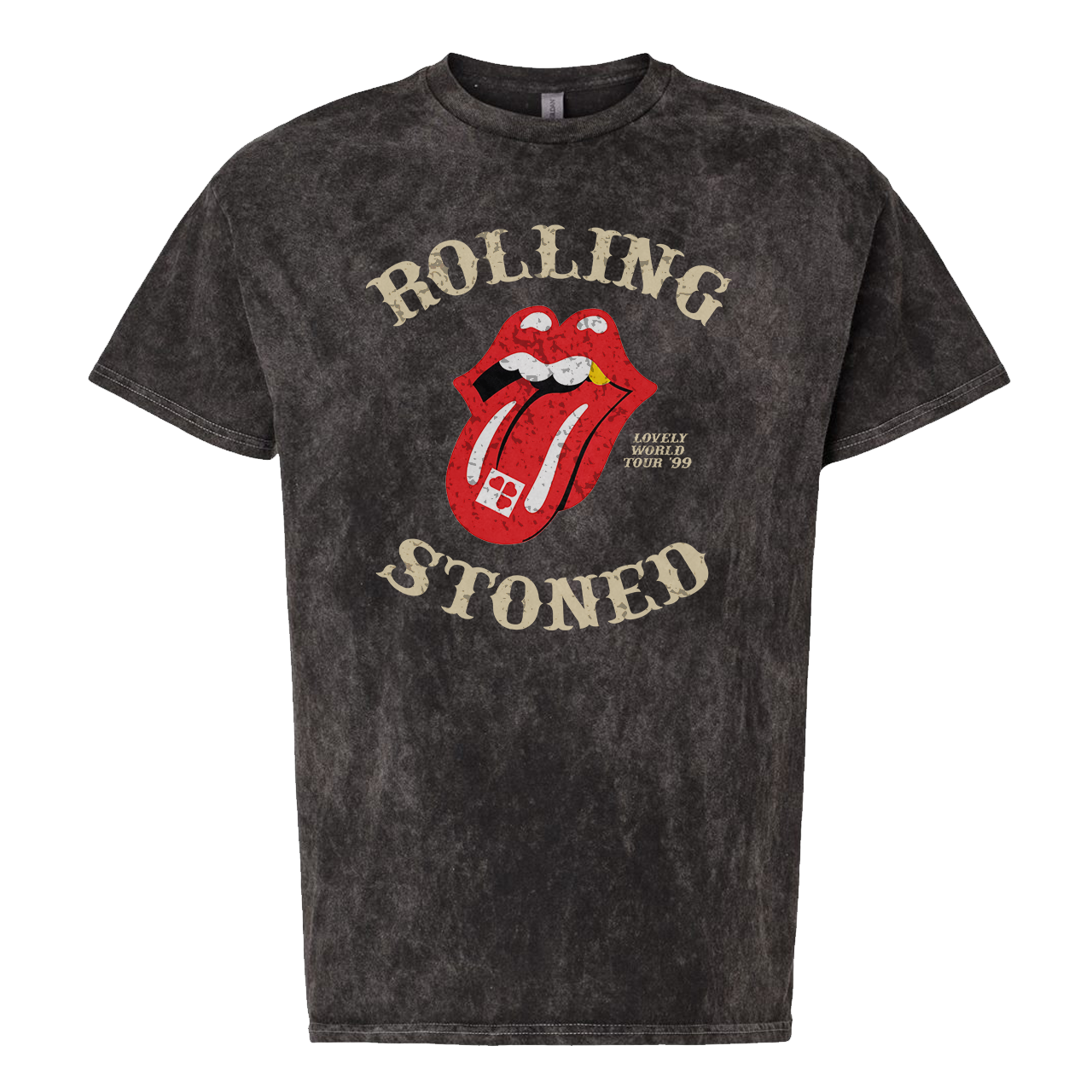 World Tour Acid Wash T